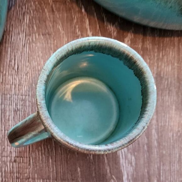 Jaska of California Cascade Ware Blue with Brown Drip Vintage 2 serving Bowls - Picture 8 of 16